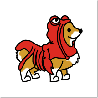 Lobster Corgi Posters and Art